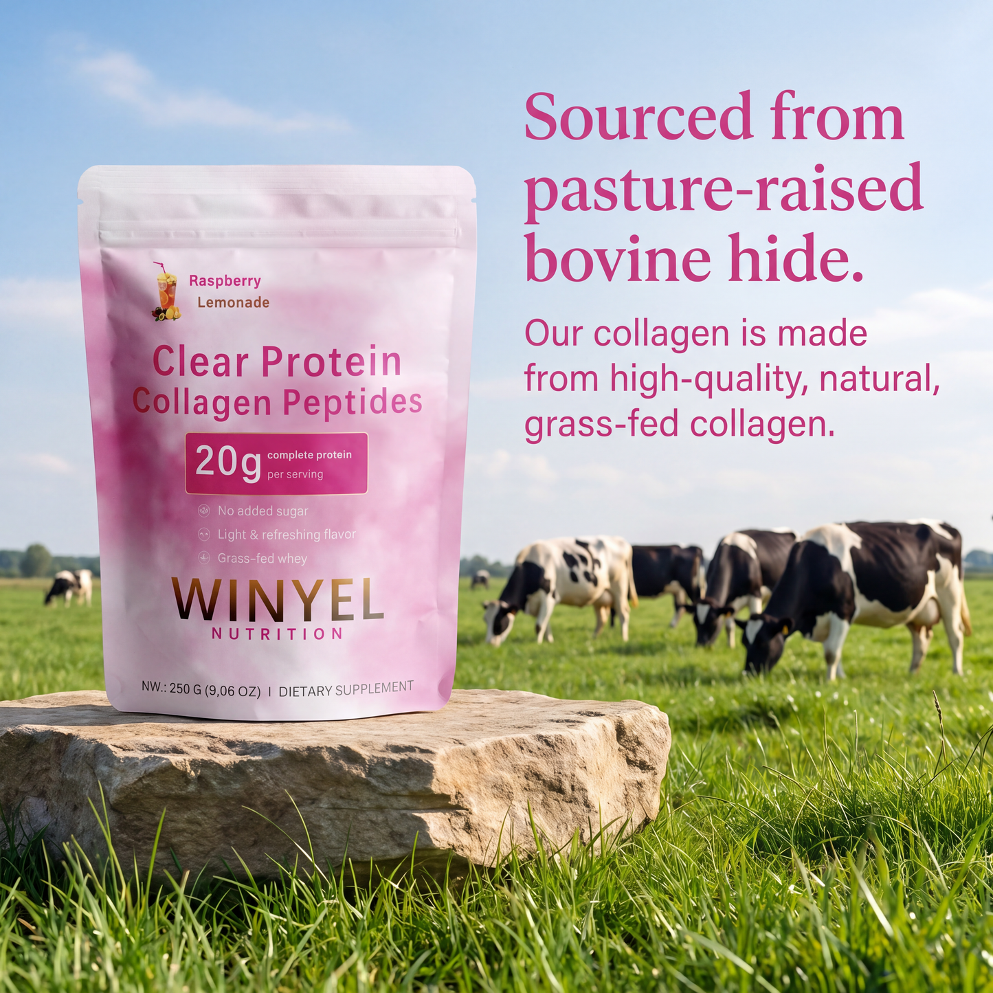 WINYEL Clear Protein Collagen Peptides