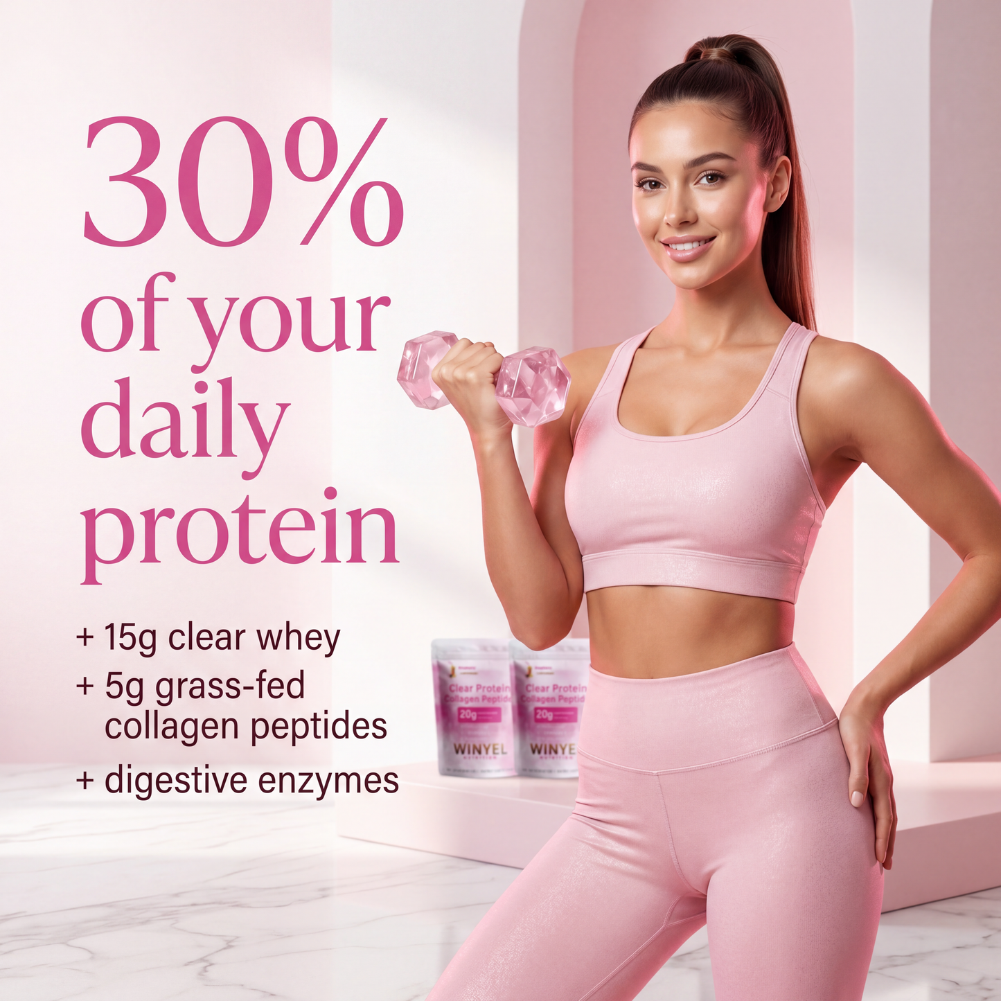 WINYEL Clear Protein Collagen Peptides